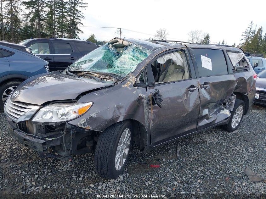 2011 Toyota Sienna Limited V6 VIN: 5TDYK3DC6BS075286 Lot: 41203164