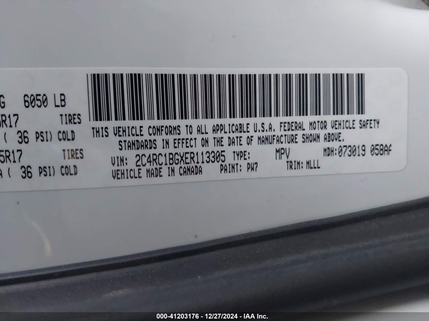 2014 CHRYSLER TOWN & COUNTRY TOURING - 2C4RC1BGXER113305