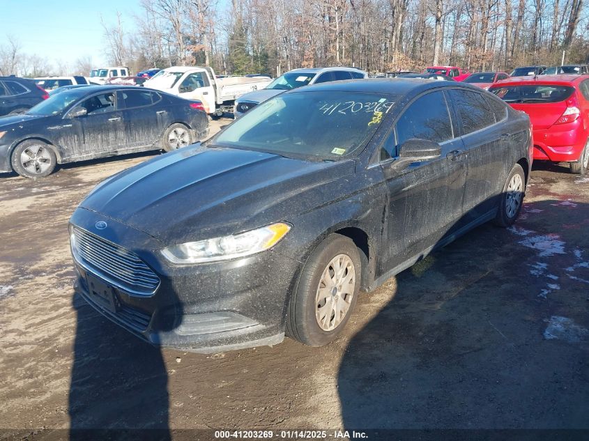 VIN 1FA6P0G79E5359470 2014 Ford Fusion, S no.2