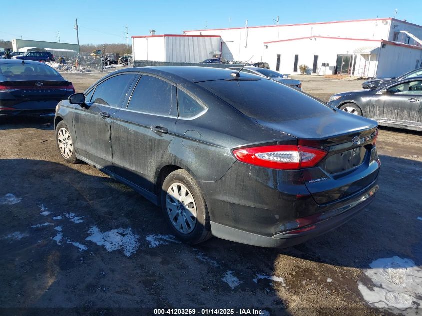 VIN 1FA6P0G79E5359470 2014 Ford Fusion, S no.3