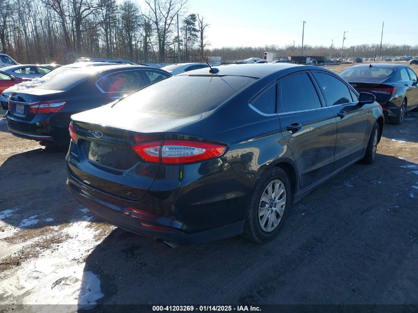 VIN 1FA6P0G79E5359470 2014 Ford Fusion, S no.4