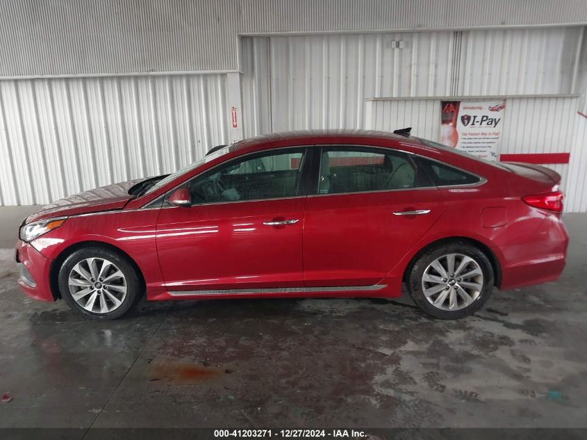 VIN 5NPE34AF7FH091884 2015 HYUNDAI SONATA no.14