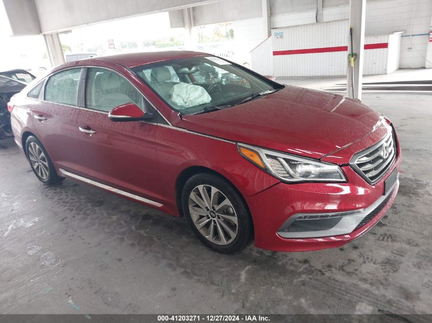 VIN 5NPE34AF7FH091884 2015 HYUNDAI SONATA no.1