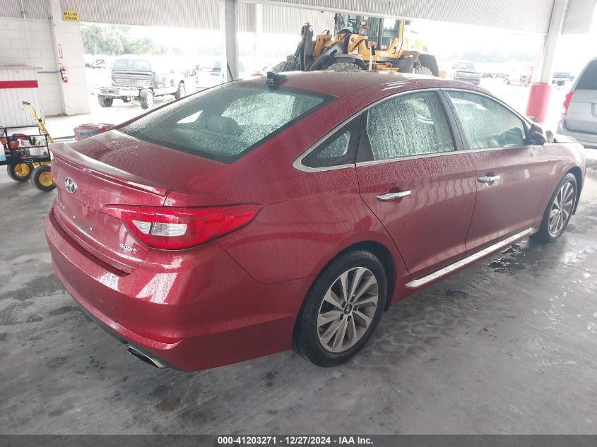 VIN 5NPE34AF7FH091884 2015 HYUNDAI SONATA no.4