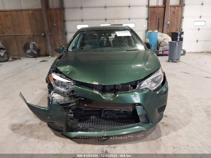 2016 Toyota Corolla Le VIN: 5YFBURHE8GP475445 Lot: 41203304