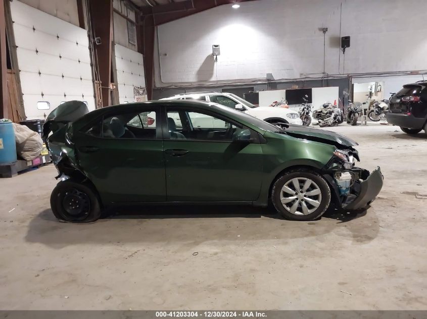 2016 Toyota Corolla Le VIN: 5YFBURHE8GP475445 Lot: 41203304