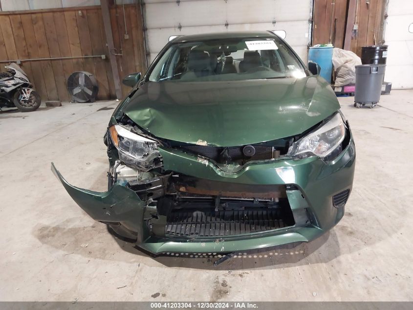 2016 Toyota Corolla Le VIN: 5YFBURHE8GP475445 Lot: 41203304