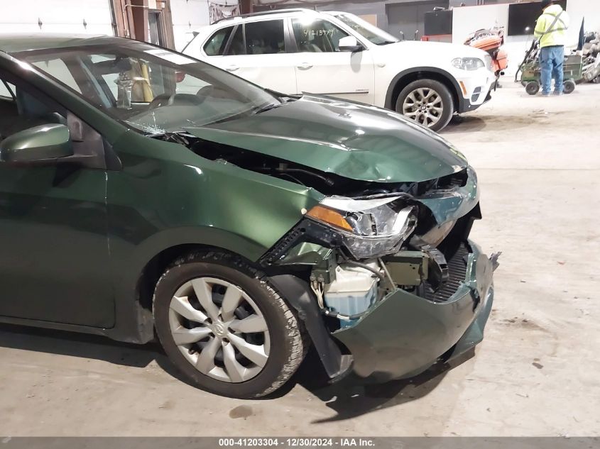 2016 Toyota Corolla Le VIN: 5YFBURHE8GP475445 Lot: 41203304