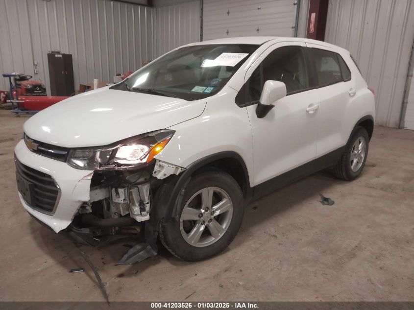 VIN KL7CJNSB5JB598773 2018 Chevrolet Trax, LS no.2