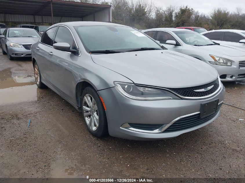 VIN 1C3CCCAB5GN132260 2016 CHRYSLER 200 no.1