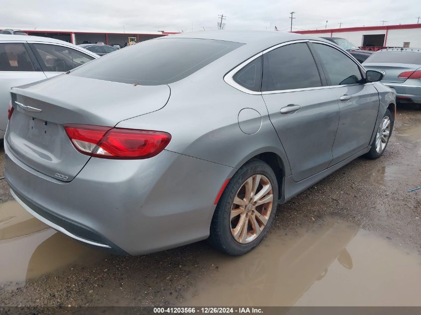 VIN 1C3CCCAB5GN132260 2016 CHRYSLER 200 no.4