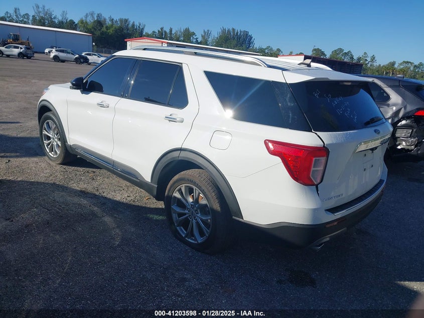 Vin: 1fmsk7fh3nga30399, lot: 41693904, ford explorer limited 20223