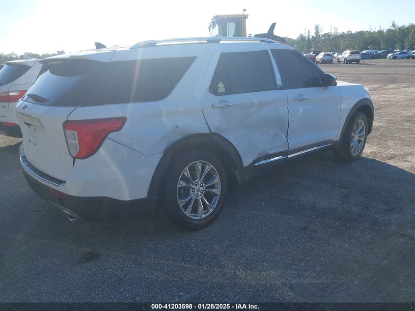 Vin: 1fmsk7fh3nga30399, lot: 41693904, ford explorer limited 20224