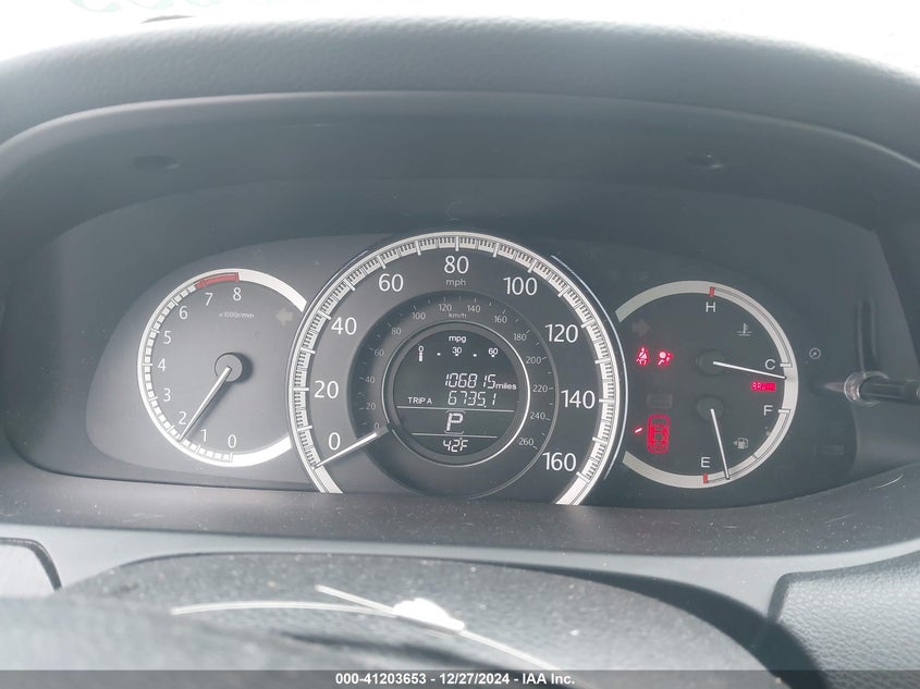 2014 HONDA ACCORD VIN: 1HGCR2F75EA281265