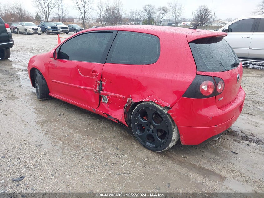 2008 VOLKSWAGEN GTI VIN: WVWEV71K58W236555