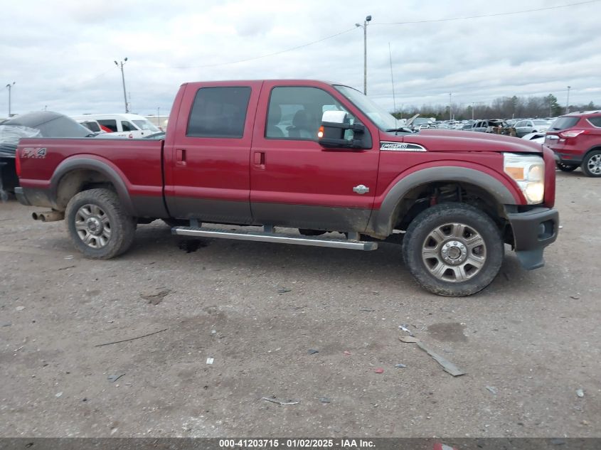 2015 Ford F-250 Lariat VIN: 1FT7W2BT3FEC39960 Lot: 41203715