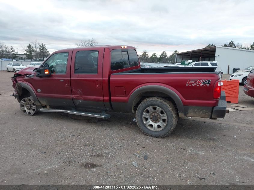 2015 Ford F-250 Lariat VIN: 1FT7W2BT3FEC39960 Lot: 41203715