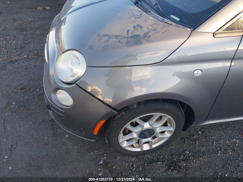 2013 Fiat 500 Pop VIN: 3C3CFFAR2DT747351 Lot: 41203775