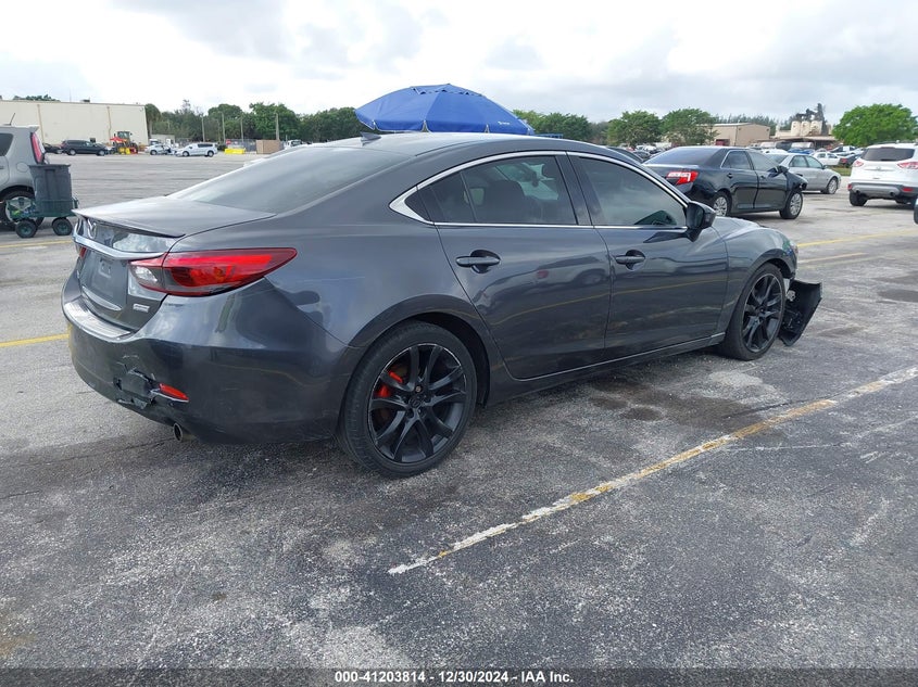 2016 MAZDA 6 VIN: JM1GJ1W52G1469244