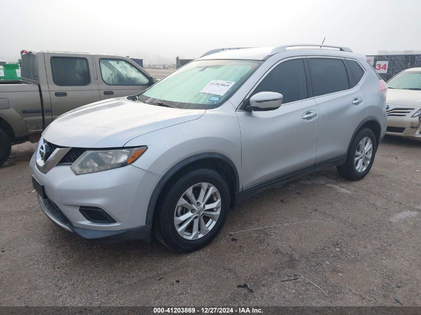 VIN KNMAT2MT3GP652219 2016 NISSAN ROGUE no.2