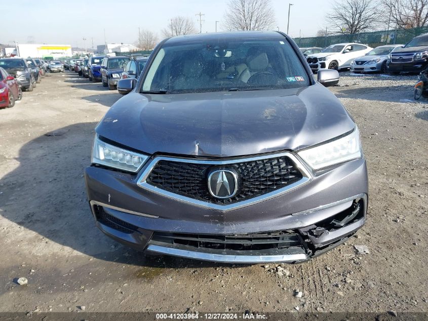 2017 Acura Mdx Technology Package VIN: 5J8YD4H55HL001655 Lot: 41203964