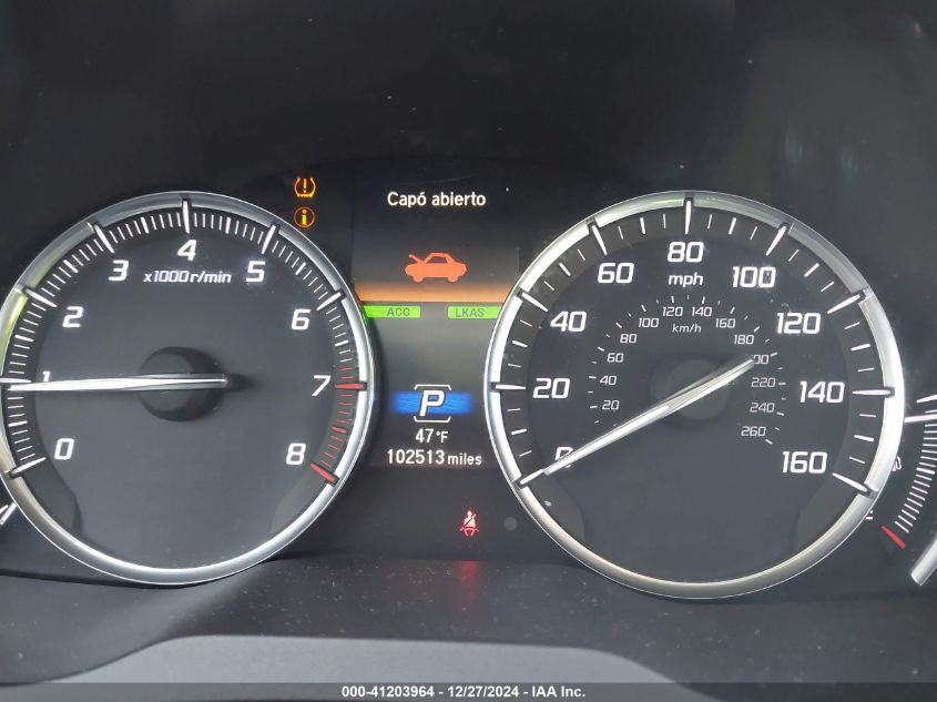 2017 Acura Mdx Technology Package VIN: 5J8YD4H55HL001655 Lot: 41203964