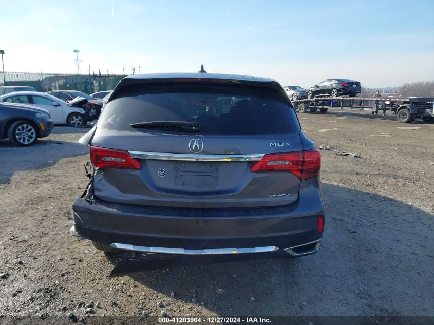 2017 Acura Mdx Technology Package VIN: 5J8YD4H55HL001655 Lot: 41203964