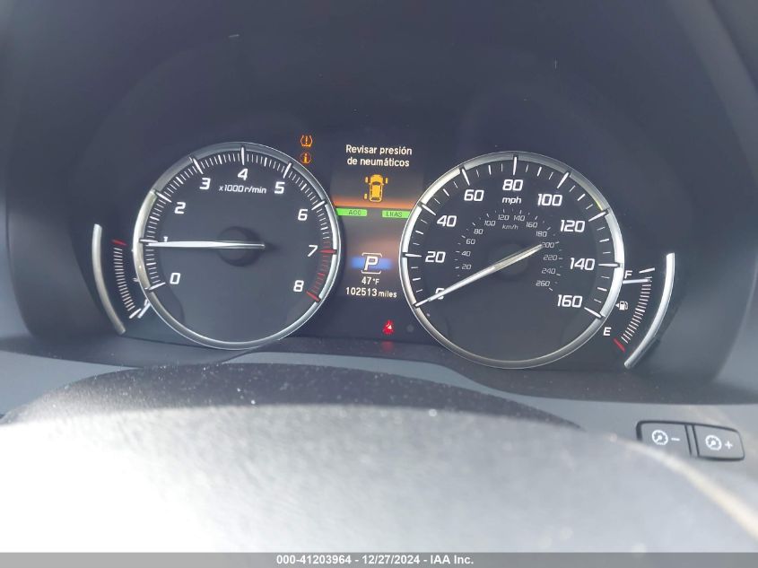 2017 Acura Mdx Technology Package VIN: 5J8YD4H55HL001655 Lot: 41203964