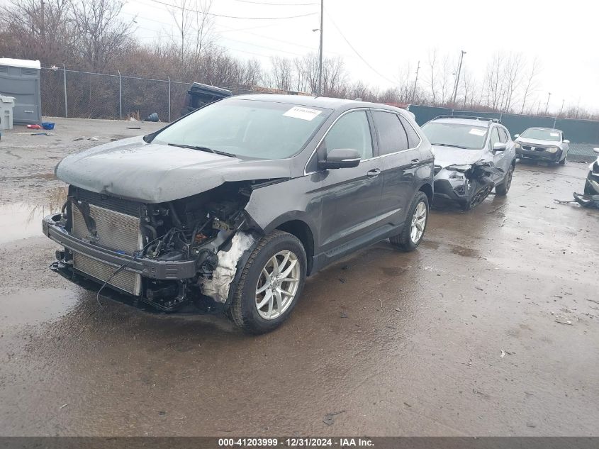 VIN 2FMPK4K86JBC13744 2018 Ford Edge, Titanium no.2