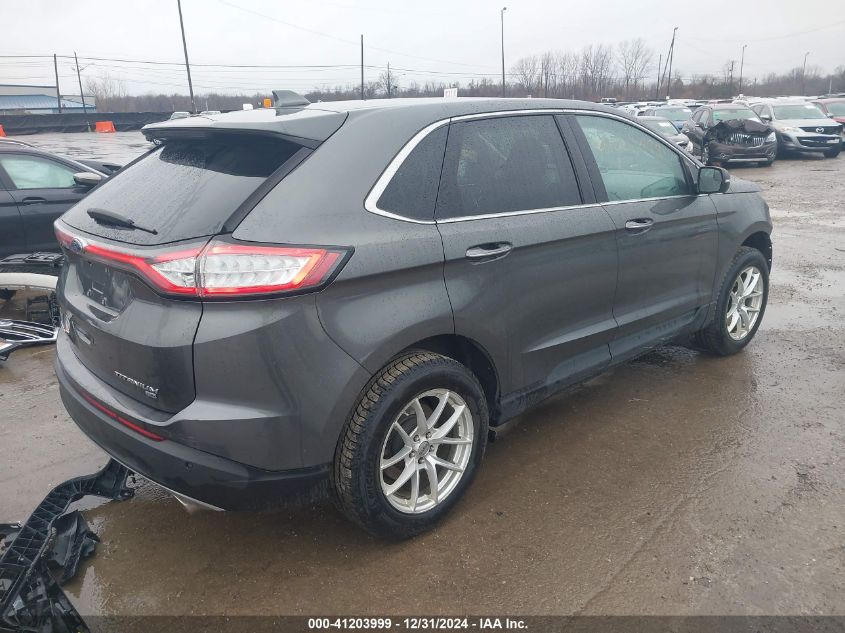 VIN 2FMPK4K86JBC13744 2018 Ford Edge, Titanium no.4