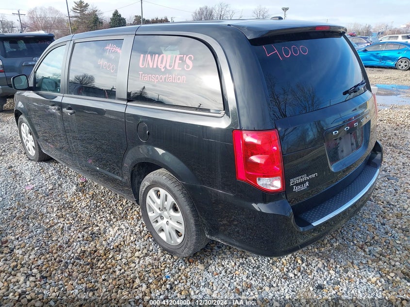 Vin: 2c4rdgbgxlr196957, lot: 41694306, dodge grand caravan se 20203