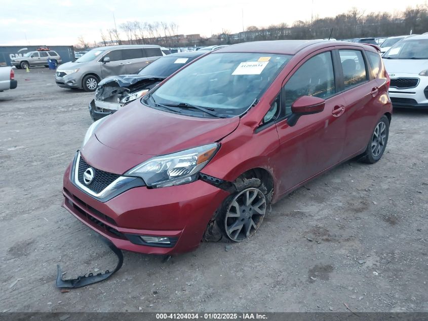 VIN 3N1CE2CP9HL371940 2017 Nissan Versa, Note SR no.2