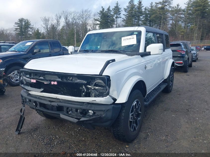 2022 Ford Bronco Outer Banks VIN: 1FMDE5BH0NLB71206 Lot: 41204046