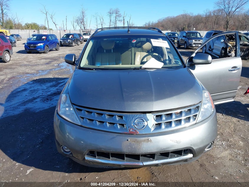 2007 Nissan Murano VIN: NEWYORKLHT4935 Lot: 41204209