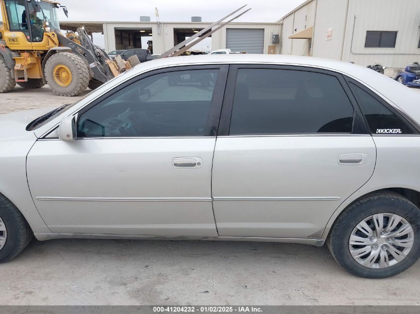 2000 Toyota Avalon Xl VIN: 04T1BF28B2YU08443 Lot: 41204232