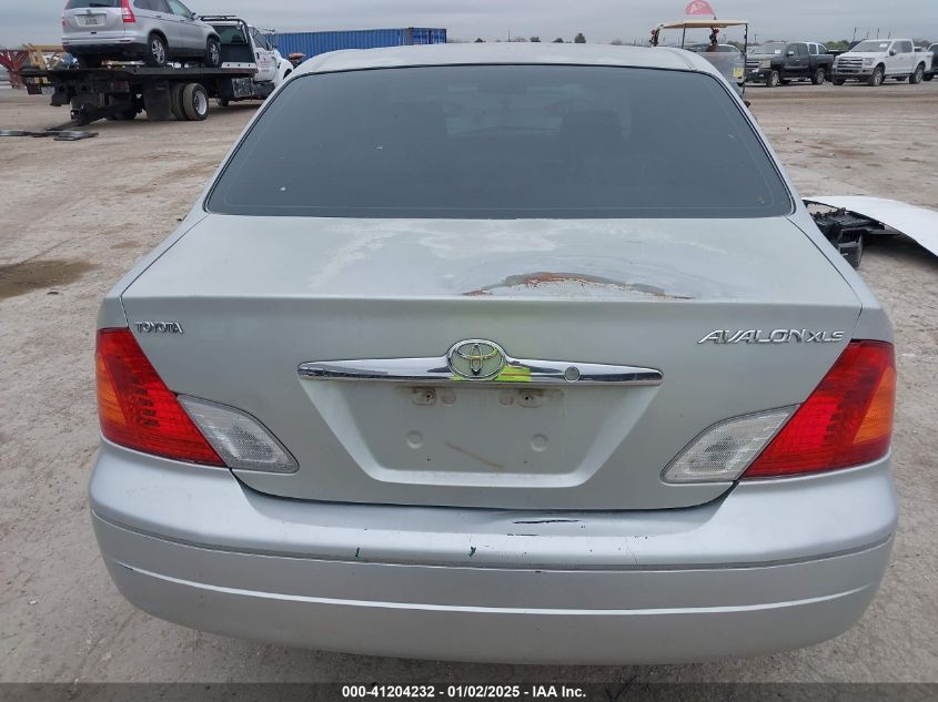 2000 Toyota Avalon Xl VIN: 04T1BF28B2YU08443 Lot: 41204232