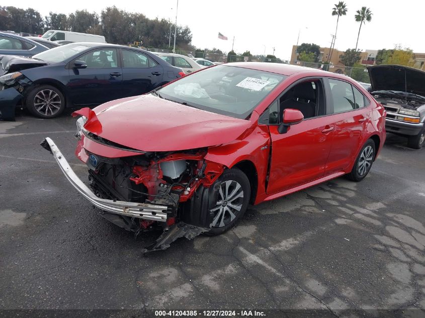 VIN JTDEBRBE9LJ005290 2020 Toyota Corolla, Hybrid Le no.2