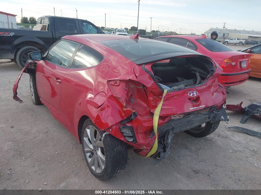 2016 HYUNDAI VELOSTER - KMHTC6AD7GU277171