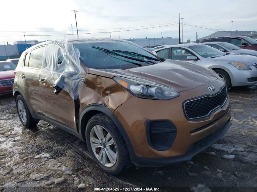 VIN KNDPM3AC7J7301838 2018 KIA Sportage, LX no.1