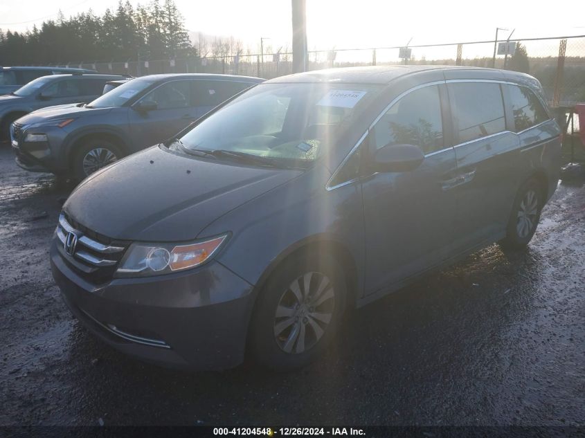 VIN 5FNRL5H6XGB109405 2016 HONDA ODYSSEY no.2