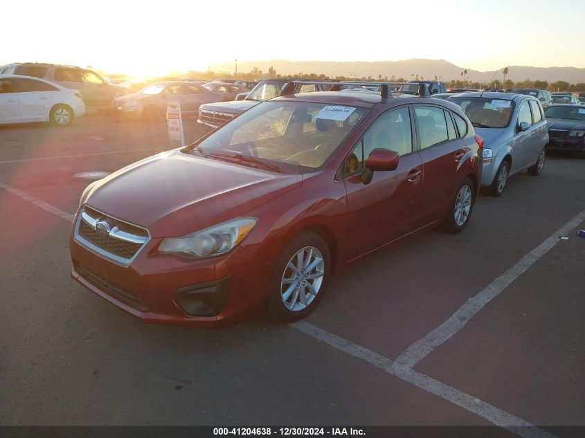 VIN JF1GPAC6XD2800837 2013 Subaru Impreza, 2.0I Pre... no.2