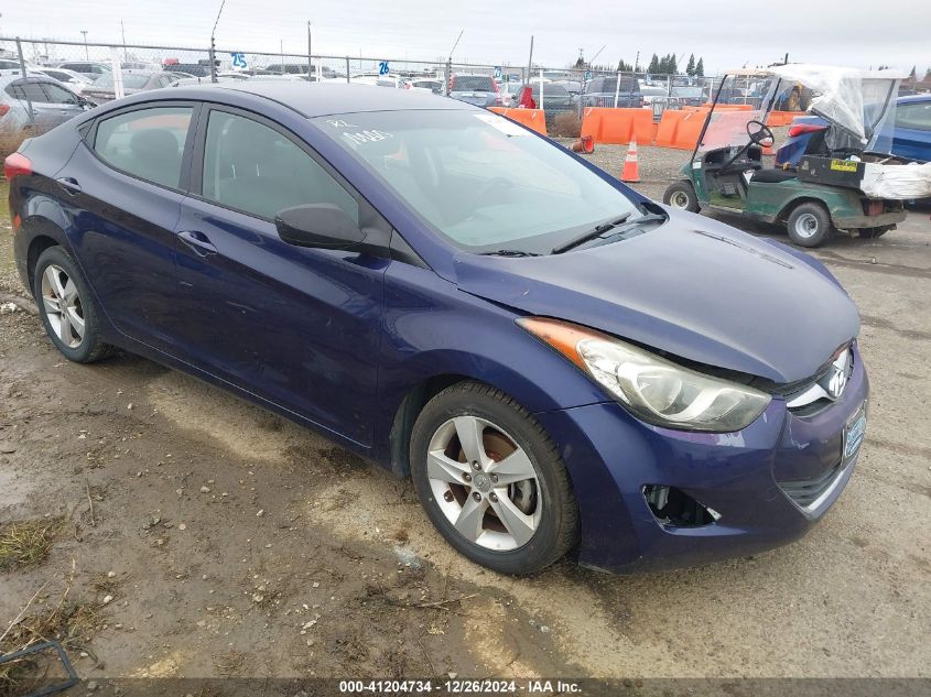 VIN 5NPDH4AEXDH320480 2013 Hyundai Elantra, Gls no.1