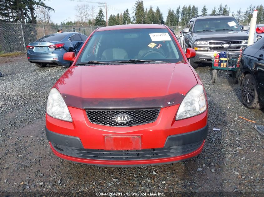 2006 Kia Rio Lx VIN: KNADE123066136969 Lot: 41204791