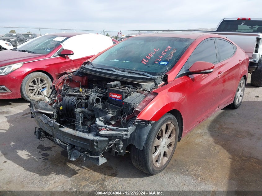 2013 HYUNDAI ELANTRA VIN: KMHDH4AE5DU865858