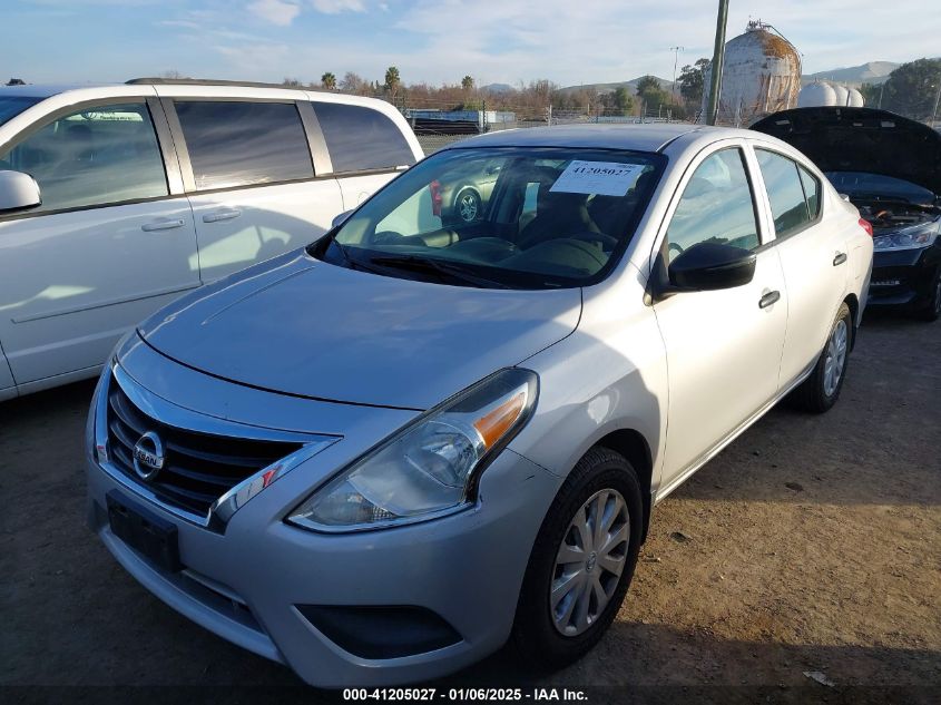 VIN 3N1CN7AP4GL859272 2016 Nissan Versa, 1.6 S+ no.2