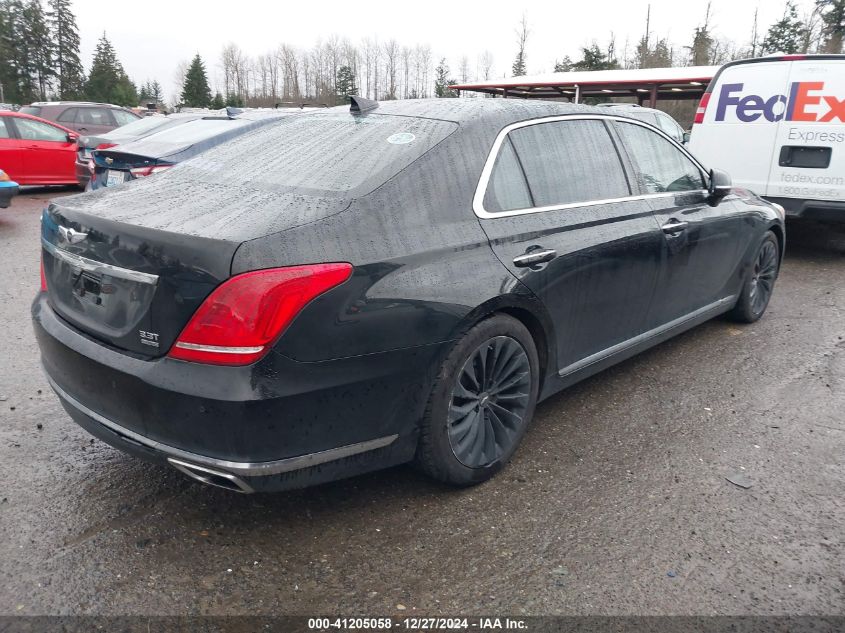 VIN KMHG34JA6HU026817 2017 Genesis G90, 3.3T Premium no.4