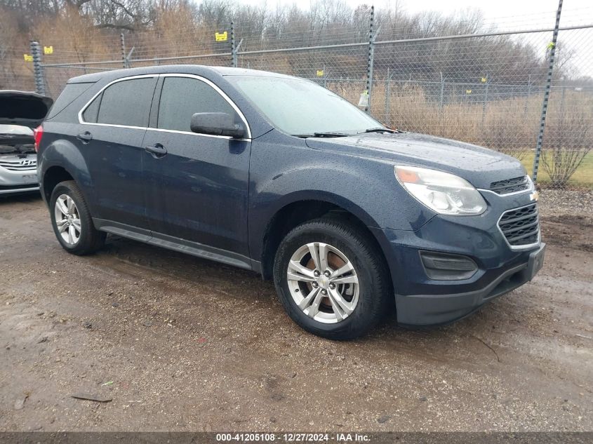 VIN 2GNALBEK7G1140375 2016 Chevrolet Equinox, LS no.1