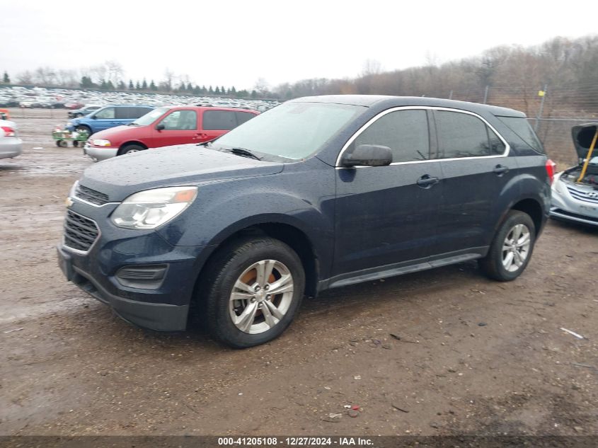 VIN 2GNALBEK7G1140375 2016 Chevrolet Equinox, LS no.2