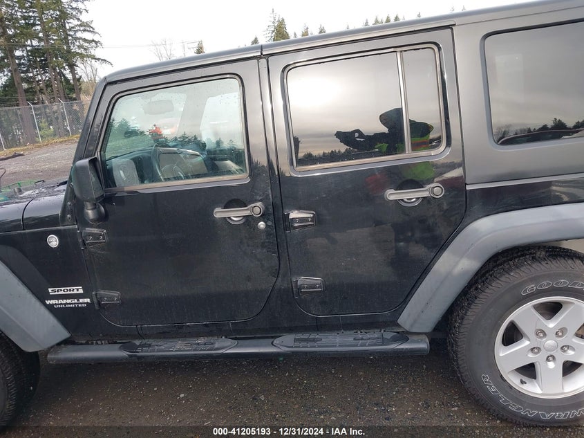 2015 JEEP WRANGLER UNLIMITED SPORT - 1C4BJWDG2FL654988