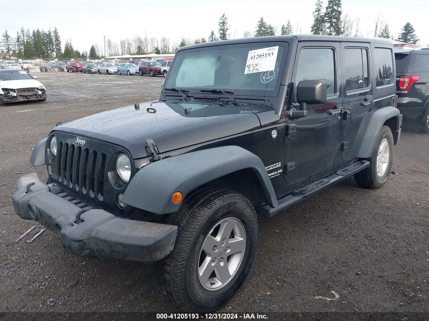 2015 JEEP WRANGLER UNLIMITED SPORT - 1C4BJWDG2FL654988